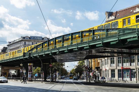 Banner Berlin U-Bahn ander Schönhauer Allee als Textilbanner oder PVC-Banner