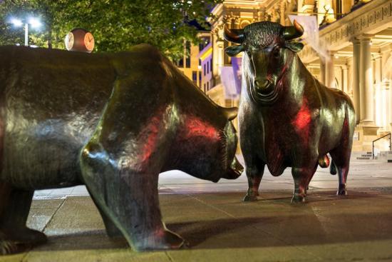 Banner Bulle und Bär in Frankfurt I Online bestellen!