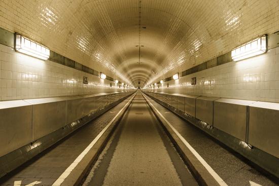 Banner Elbtunnel in Hamburg als Textilbanner oder PVC-Banner I Fotobox-Hintergrund