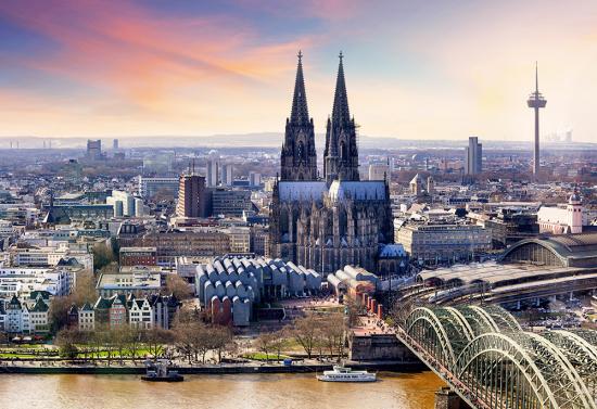 Banner Kölner Dom als Textilbanner oder PVC-Banner für z.B. Hochzeiten, Messen, Schaufenster etc.