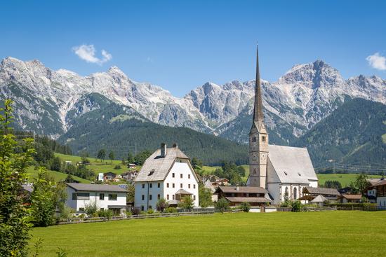 Banner Maria Alm in Österreich als Textilbanner oder PVC-Banner