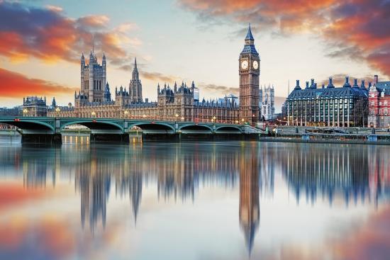 Banner Big Ben in London z.B. als Fotobox-Hintergrund für Hochzeiten, Partys, Silvesterpartys, Messen etc.