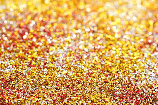 Fotobox-Hintergrund goldrotes Glitter als Banner für z.B. Karnevalspartys, Faschingspartys, Hochzeiten etc.