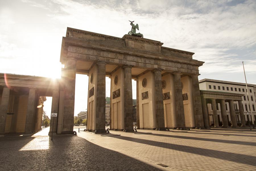 Banner Brandenburger Tor Berlin als Textilbanner oder PVC-Banner