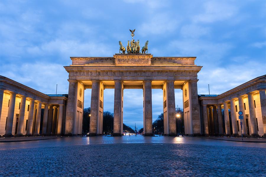 Banner Brandenburger Tor in Berlin als Textilbanner oder PVC-Banner