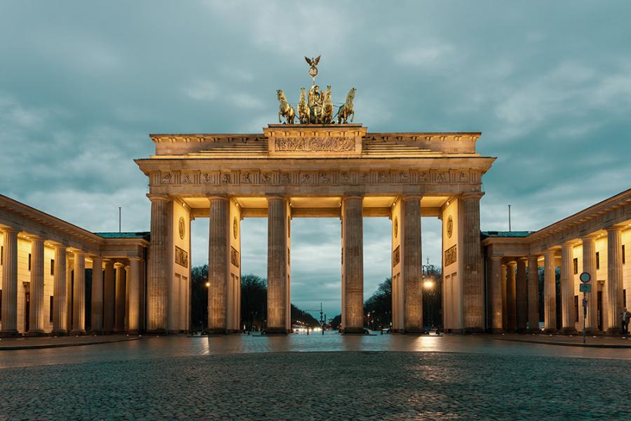 Banner Brandenburger Tor in Berlin als Textilbanner oder PVC-Banner