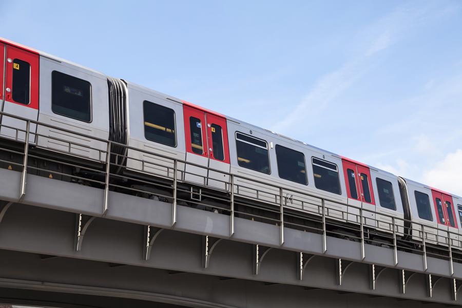 Banner Hochbahn in Hamburg als Textilbanner oder PVC-Banner für Schaufenster, Geschäftsräume, Messen etc.