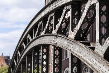 Banner Brücke in der Speicherstadt als Textilbanner oder PVC-Banner