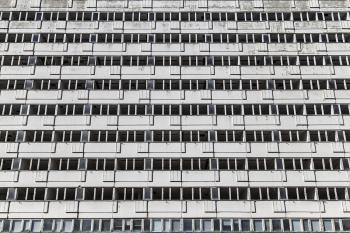 Banner Fassade eines Bürogebäudes in Berlin als Textilbanner oder PVC-Banner für Schaufenster, Messen, Geschäftsräume etc.