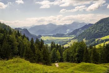 Banner Alpenpanorama in Nordtirol in Österreich als Textilbanner oder PVC-Banner